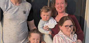 Family lucky to be alive after gas leak at new build