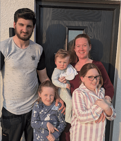 Family lucky to be alive after gas leak at new build
