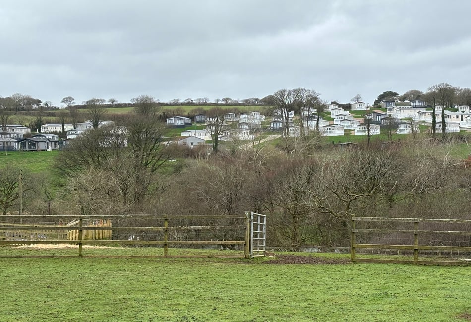 Row over siting of static caravans opposite hamlet