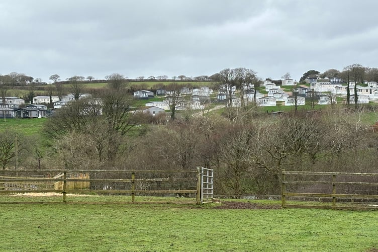 Residents have complained about the siting of the static caravans at Meadow Lakes Holiday Park near St Austell. (Picture: LDRS)