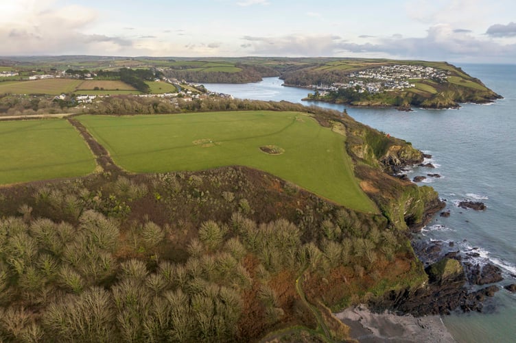 Alldays Field is on the coast to the west of the mouth of the River Fowey. (Picture: James Beck)