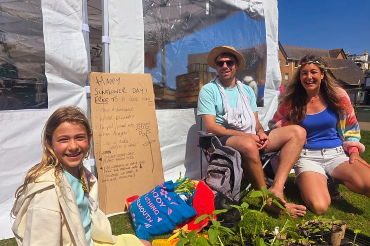 Free sunflowers will be available at the Farmer's Market