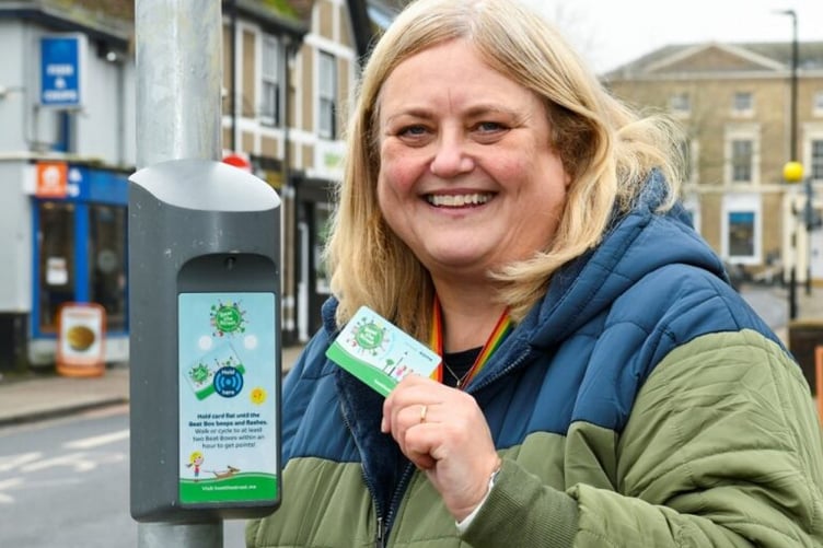 Players walk, cycle or run between the Beat Boxes tapping their cards as they go.