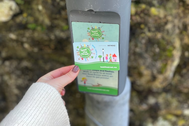 Players use a contactless card during the real-life game.