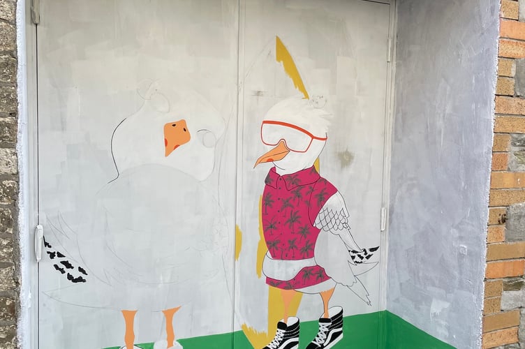 More door art will be springing up over the next few weeks (Picture: Newquay BID)