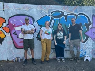 Art initiative to reduce graffiti crime makes its mark