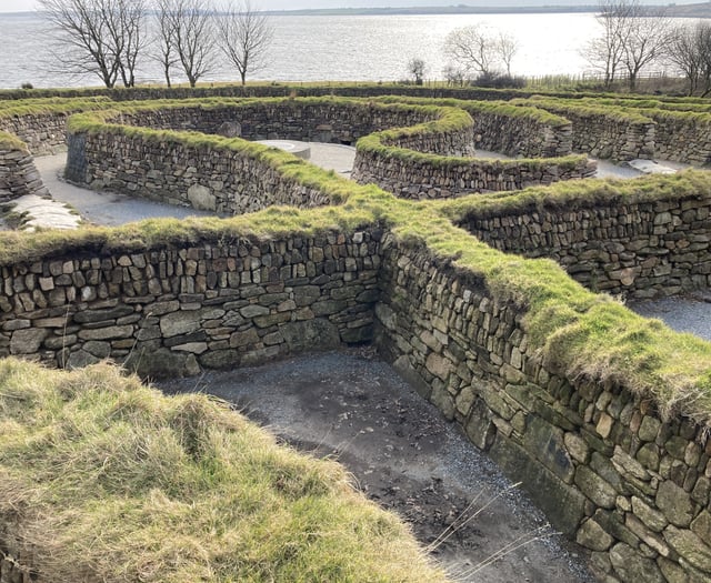 Kerdroya labyrinth completed 
on Bodmin Moor 