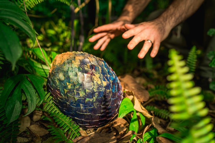 Dragon eggs at the Eden Project.
