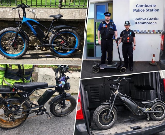 Illegal e-bikes taken off the streets
