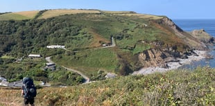 Coastal Cornwall - Remarkable contorted rocks at remote beach