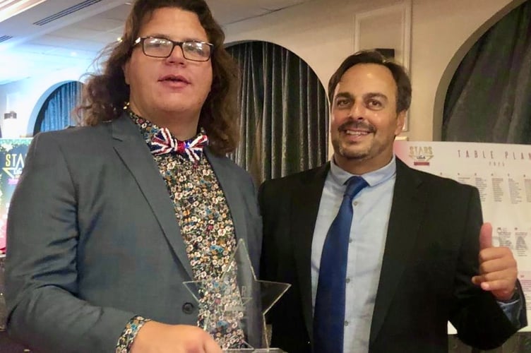 Aiden and Tariq at the awards