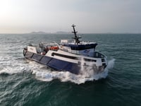 Menawethan's 72-day voyage
from Vietnam to Scilly