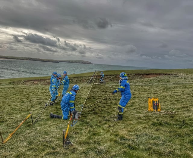 Man rescued after falling down cliff attempting to recover drone