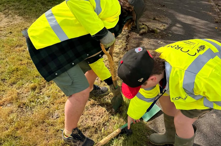 Newquay Town Council joined forces with Cormac and residents for the day of action