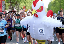 Fundraiser predicts eggshausting London marathon run