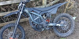 Police seize e-motorbike being ridden on pavement