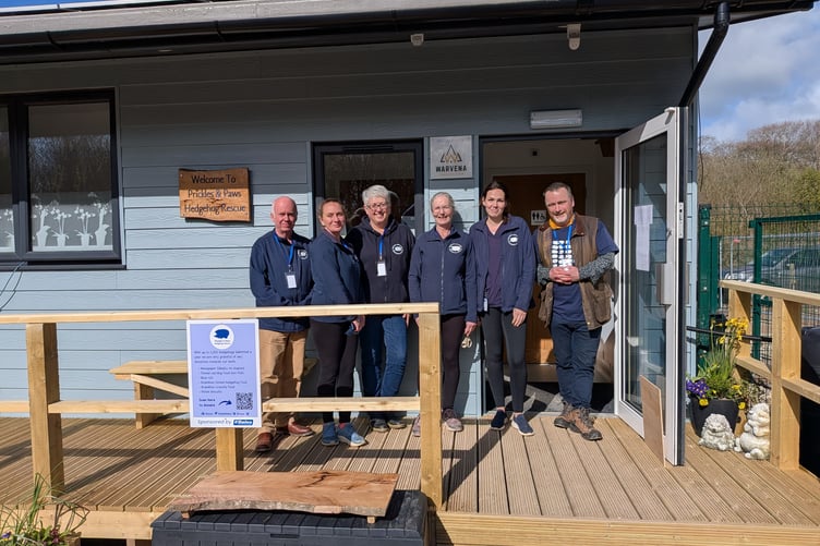 The Prickles and Paws team at the Hogspital launch day