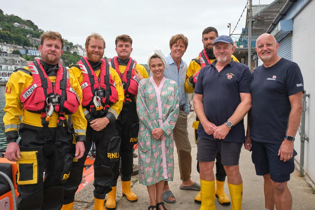 Looe lifeboat featured in dramatic Beyond Paradise plot