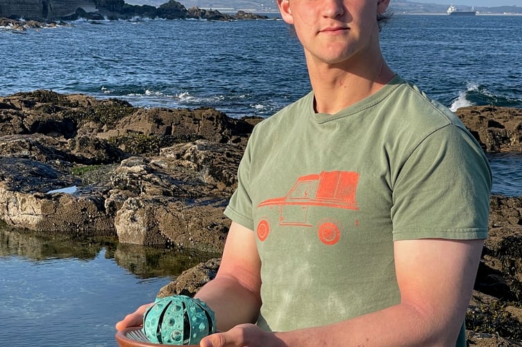 Pax McDowell with Copper & Urchin