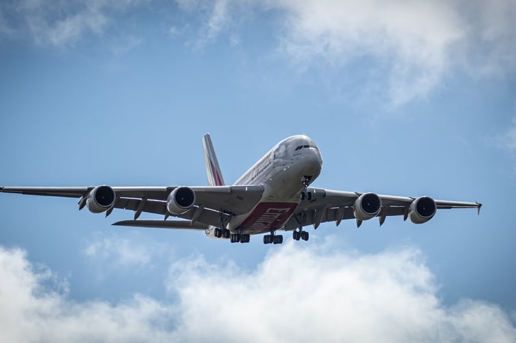The iconic superjumbo can carry over 850 passengers (Picture: Mike Noble)
