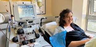 Donated plasma restores mother's sight 