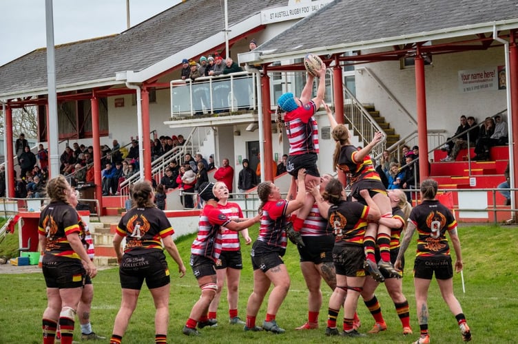 St Austell Ladies rugby.