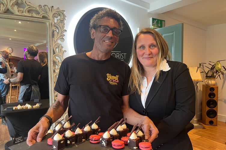 Darryl Collins and Louise Martin at The Arborist