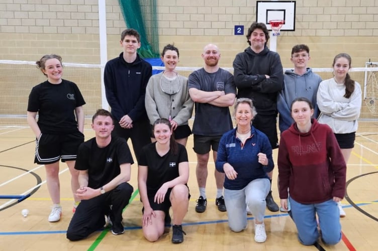 Cornwall second team, Badminton.
