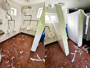 Beach Rangers issue plea after toilet 'decorated' by vandals