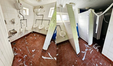 Beach Rangers issue plea after toilet 'decorated' by vandals