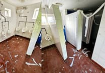 Beach Rangers issue plea after free toilet 'decorated' by vandals