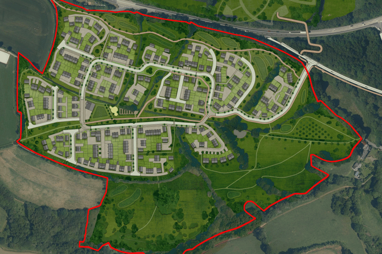 Persimmon Homes have submitted an application to bring 300 homes to Saltash