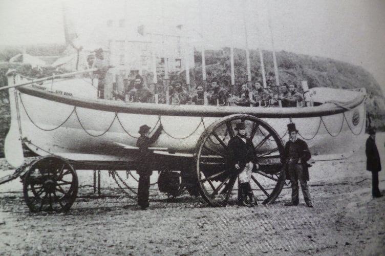 LOCAL historian, photograph collector and Voice reader Barrie Doney has no shortage of pictures and stories from Cornwall’s past, which he shares with Voice Newspaper readers every week. This week’s photograph takes us to a sight from the past which was preserved in fiction. Barrie says of this photograph: "The South Warwickshire in 1869 prior to her launching.”