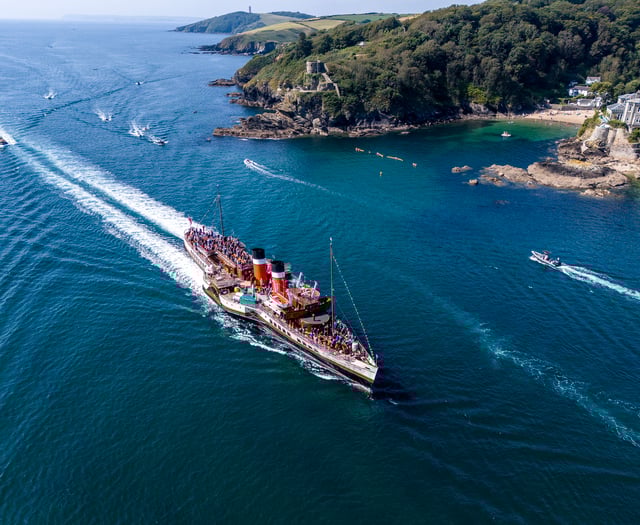 World's only seagoing paddle steamer due to visit