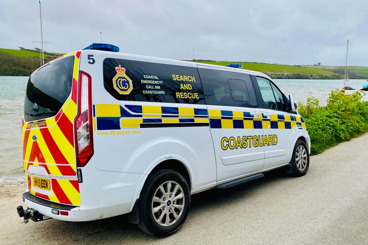 Newquay Coastguard Search and Rescue Team attended the incident