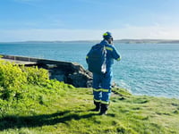 Man saved from the sea after welfare concerns raised