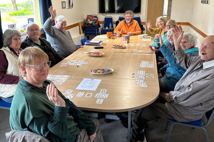 Oddfellows group at Easter.