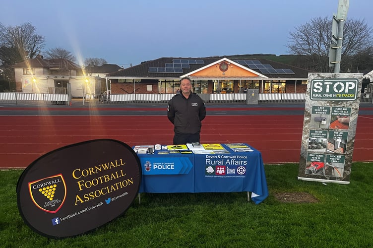 PC Clarke Orchard pictured at the event.