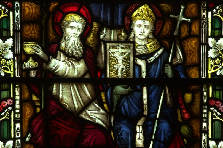 Joseph of Arimathea takes charge of the Holy Grail