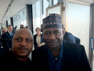 Radio column: Truro radio presenter meets Nigerian officials