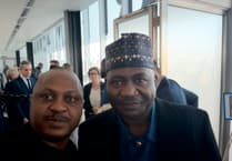 Truro hospital radio presenter attends UK-Nigeria state visit in London