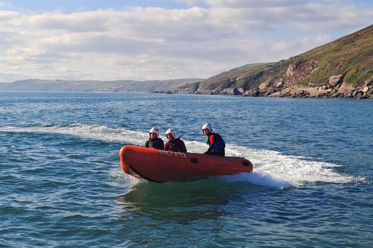 Lifeguards at Tregonhawke were immediately tasked to respond to the incident (Picture: RNLI)