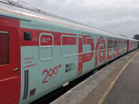 Inspirational exhibition train stops off at Newquay station