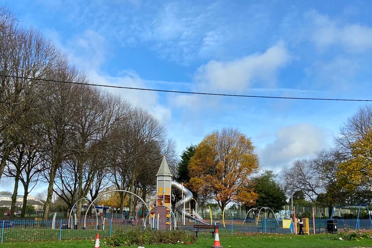 A new significant piece of play equipment is being considered for Poltair Park in St Austell. (Picture: Andrew Townsend)