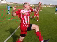 Downing's late header keeps Newquay's season alive