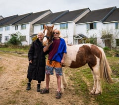 Squatters and ponies take over ghost estate