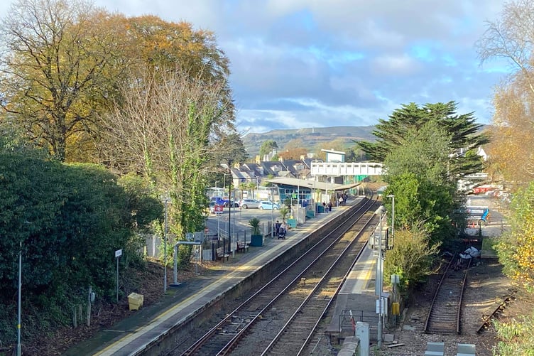 Service was disrupted when a brick was thrown at a train in the St Austell area. (Picture: Andrew Townsend)