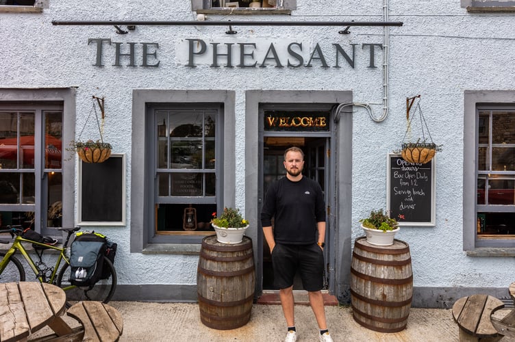 James Wilson, the landlord of the Pheasant Inn
