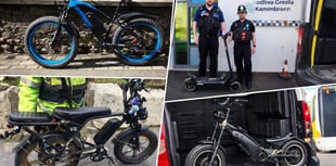 Foot patrol turns into foot chase after illegal e-bikes spotted