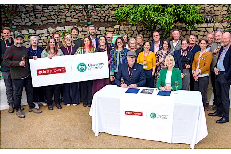 The agreement between the Eden Project and the University of Exeter continues a longstanding partnership.